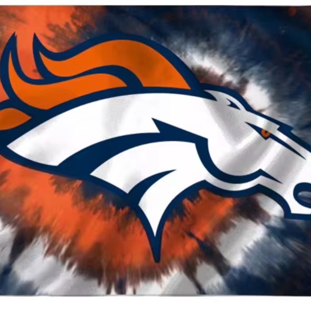 Denver Broncos Football Flag 3x5 Feet Grommets Fast Same Day Shipping